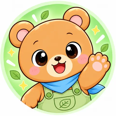 Bo Bo gấu khăn xanh